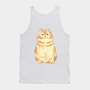 Fluffy cat Tank Top